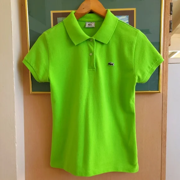 Lacoste Polo Bright Green Polo Shirt - Picture 2 of 9